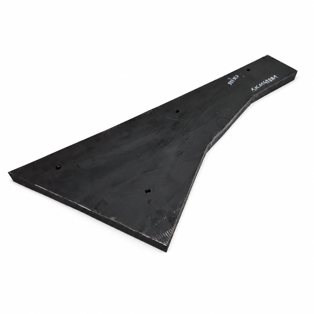 Discharger wear plate, rubber, middle deck right – Metso GP330